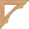 Ekena Millwork Legacy Traditional Smooth Bracket w/ Offset Brace, Western Red Cedar, 5 1/2"W x 24"D x 24"H BKT0604X24X24LEC01SWR - alternate 2